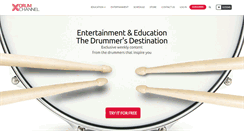 Desktop Screenshot of drumchannel.com